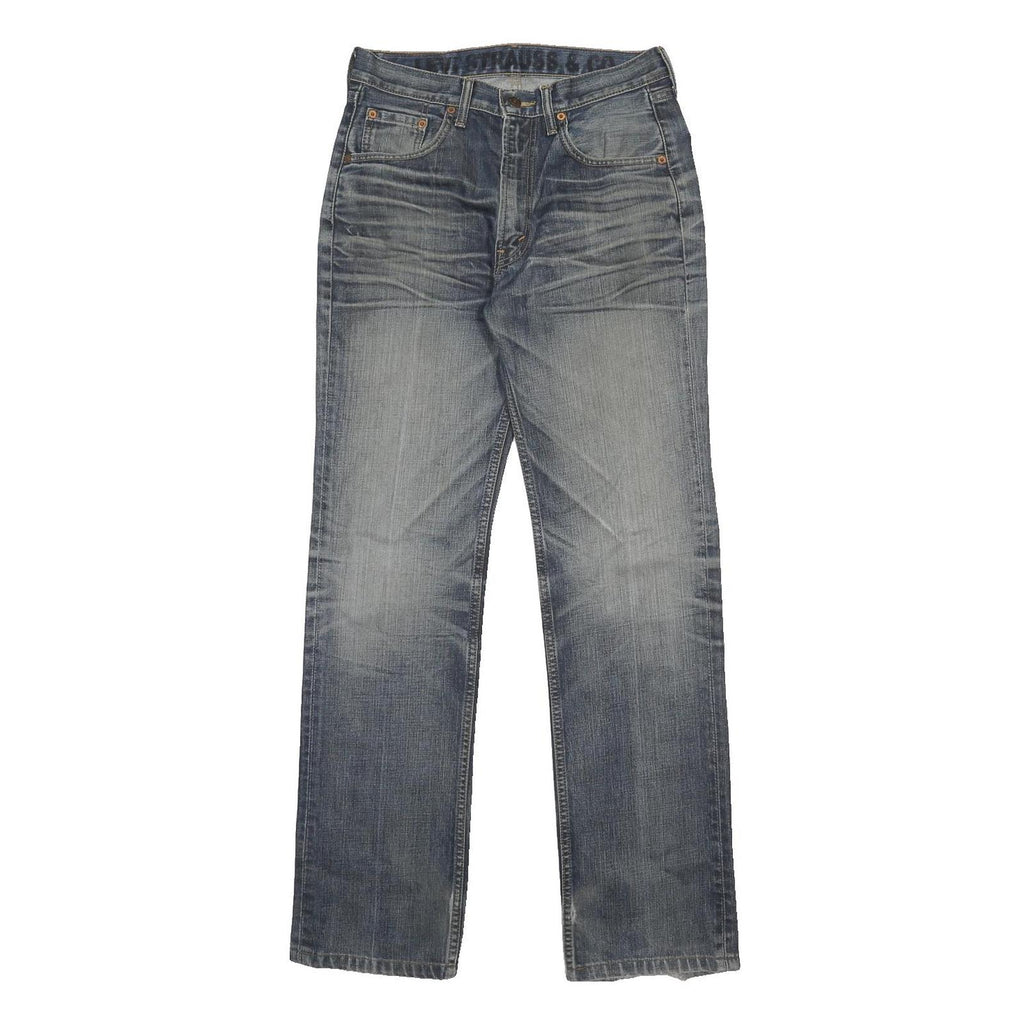 LEVI'S Mens Jeans Blue Regular Straight Denim Medium W31 L34 Classic Fit Zip