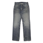 LEVI'S Mens Jeans Blue Regular Straight Denim Medium W31 L34 Classic Fit Zip
