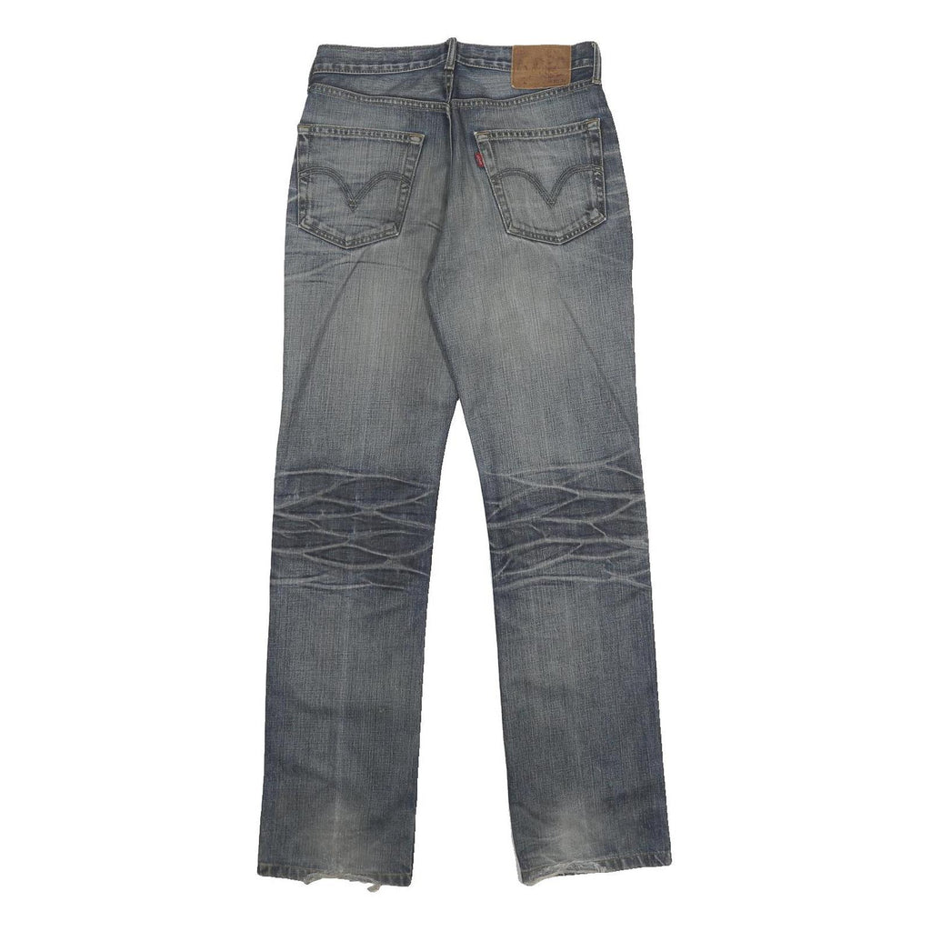 LEVI'S Mens Jeans Blue Regular Straight Denim Medium W31 L34 Classic Fit Zip
