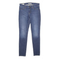 LEVI'S 711 Skinny Womens Jeans Blue Slim Denim Medium W28 L30 Stretch Zip