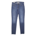 LEVI'S 711 Skinny Womens Jeans Blue Slim Denim Medium W28 L30 Stretch Zip