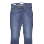 LEVI'S 711 Skinny Womens Jeans Blue Slim Denim Medium W28 L30 Stretch Zip