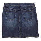 TOMMY HILFIGER Womens Blue Denim Mini Skirt Cotton Blend M Casual Classic