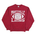 JERZEES Mens Red Prattville Lions Crew Neck M Football State Championship