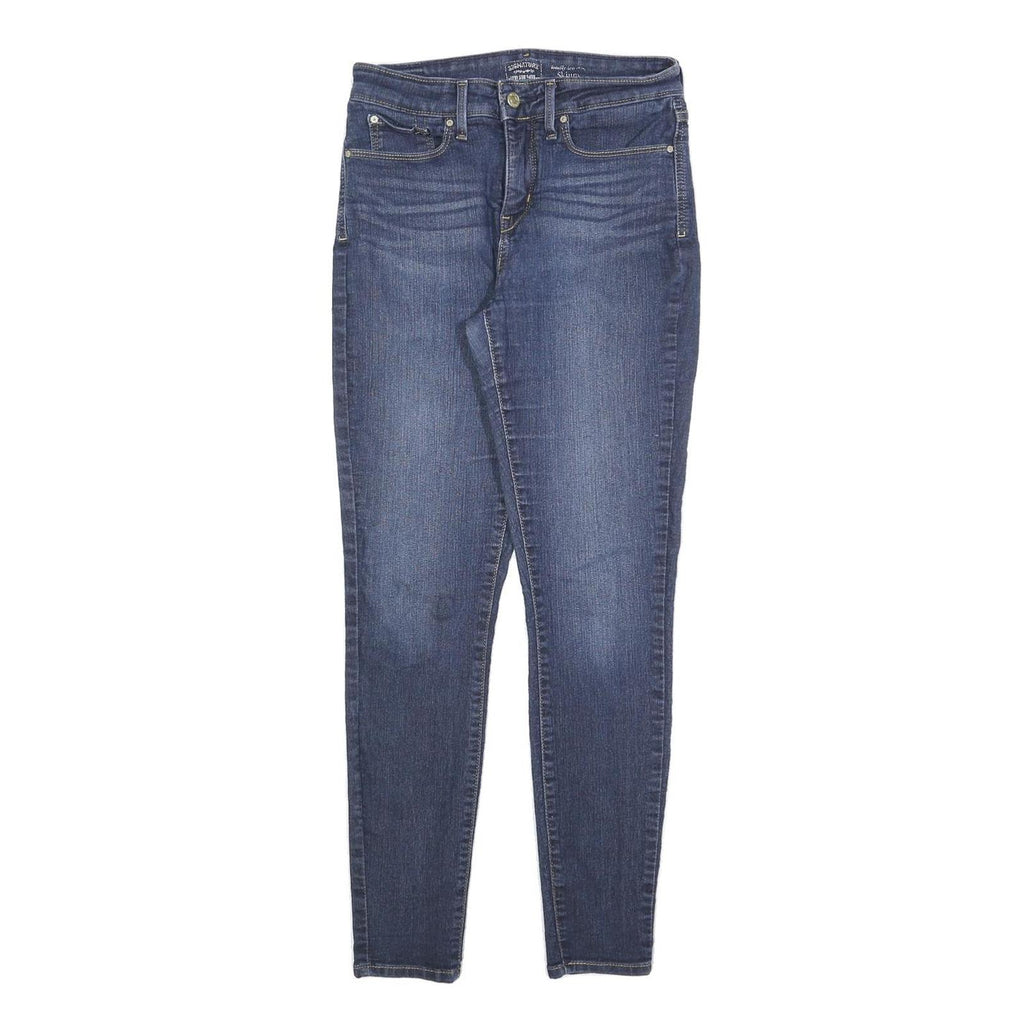 LEVI'S Womens Jeans Blue Slim Skinny Denim Medium W28 L30 Stretch Zip