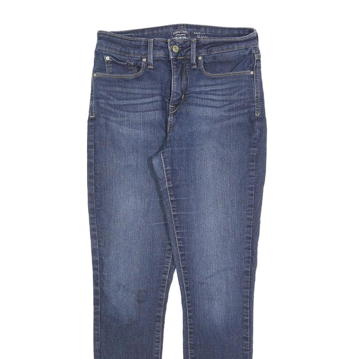 LEVI'S Womens Jeans Blue Slim Skinny Denim Medium W28 L30 Stretch Zip