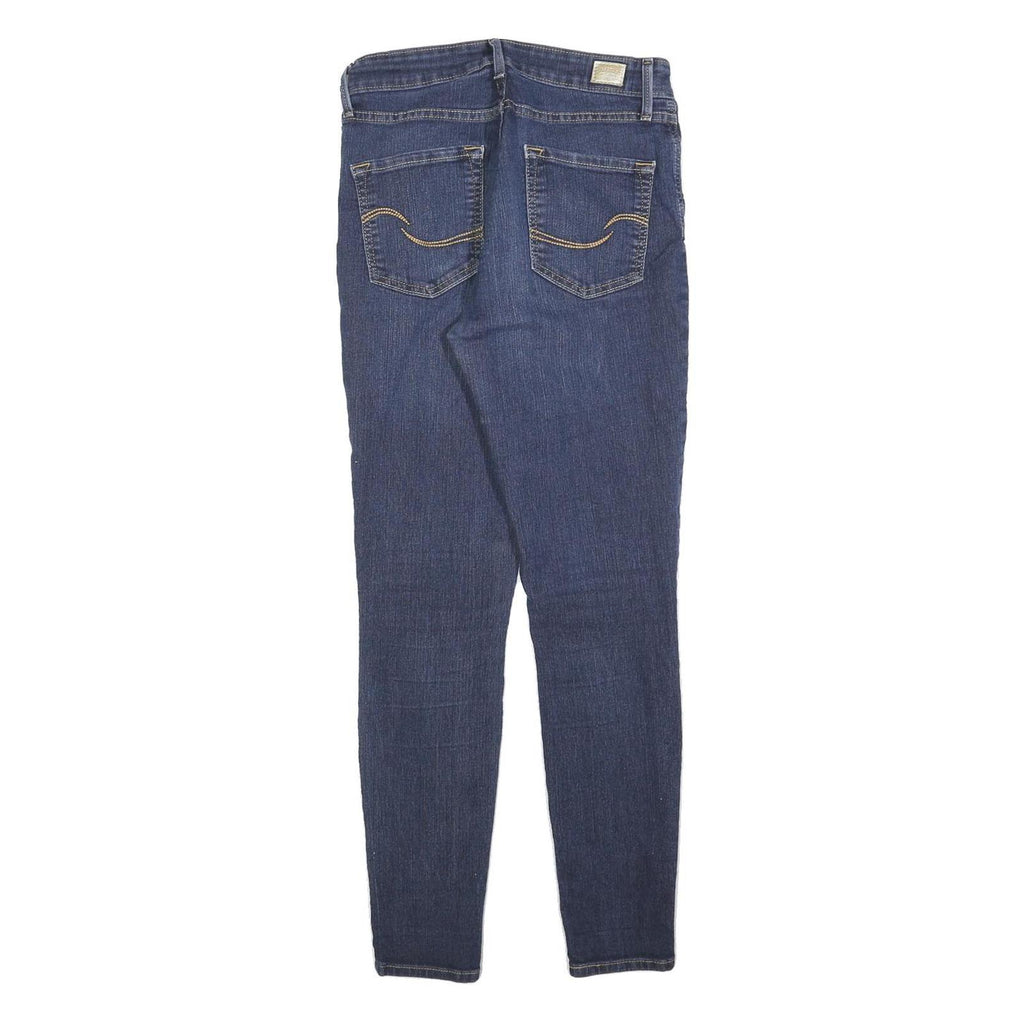 LEVI'S Womens Jeans Blue Slim Skinny Denim Medium W28 L30 Stretch Zip