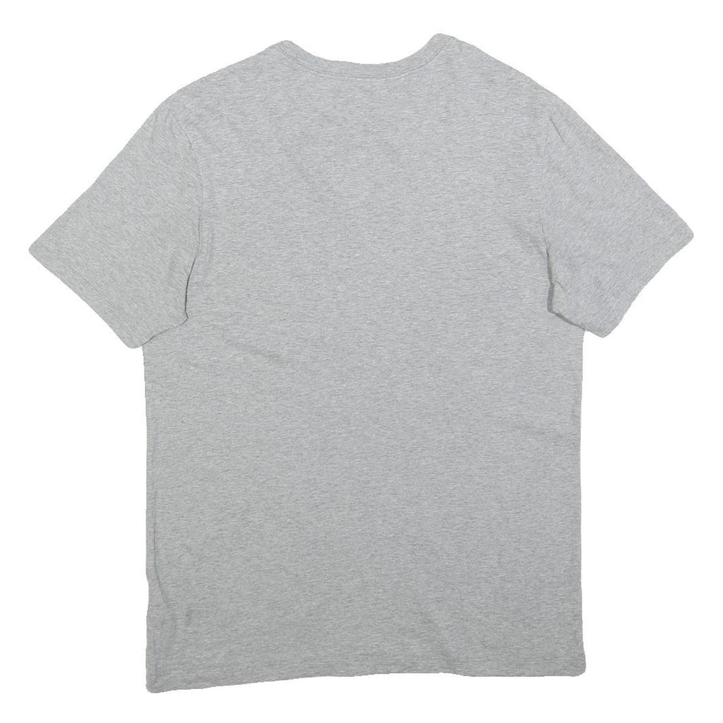 NIKE Mens Grey Crew Neck Short Sleeve Modern T-Shirt M Cotton Blend