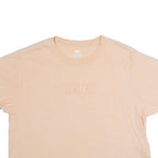 LEVI'S Cropped Womens T-Shirt Beige Crew Neck M