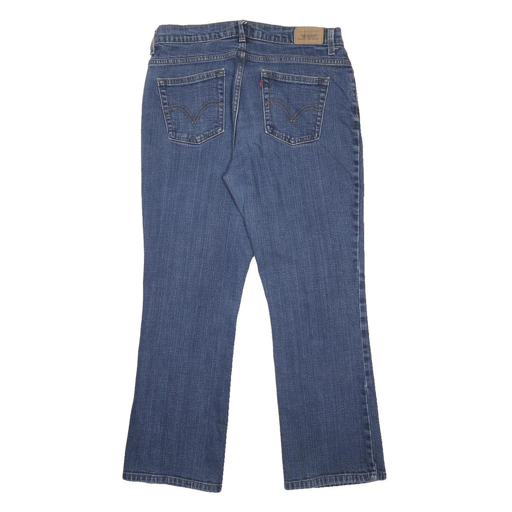 LEVI'S 550 Womens Jeans Blue Relaxed Straight Denim Medium W30 L27 Classic Cut