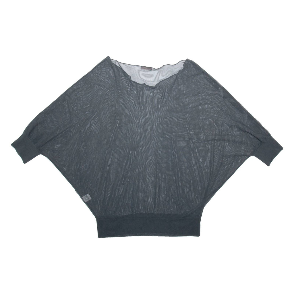 FUTURA Womens Blouse Black Long Sleeve Viscose M