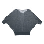 FUTURA Womens Blouse Black Long Sleeve Viscose M