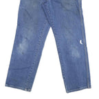 DICKIES Mens Blue Regular Fit Straight Denim Jeans W28 L28 Workwear Pocket Zip