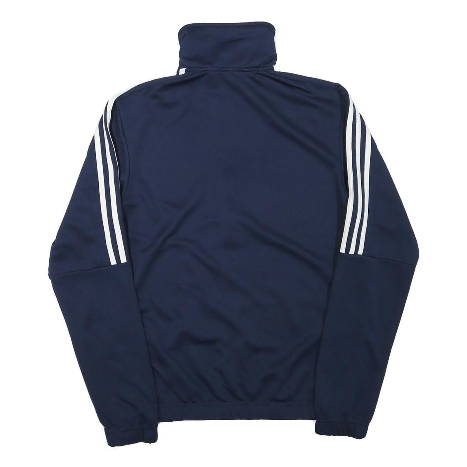 ADIDAS Mens Navy Blue Classic Jacket S Polyester Blend Zip Track