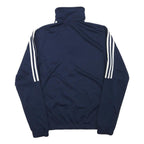 ADIDAS Mens Navy Blue Classic Jacket S Polyester Blend Zip Track Top