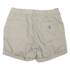 CARHARTT Womens Shorts Beige Casual M W34 Cotton Blend Comfort Lightweight