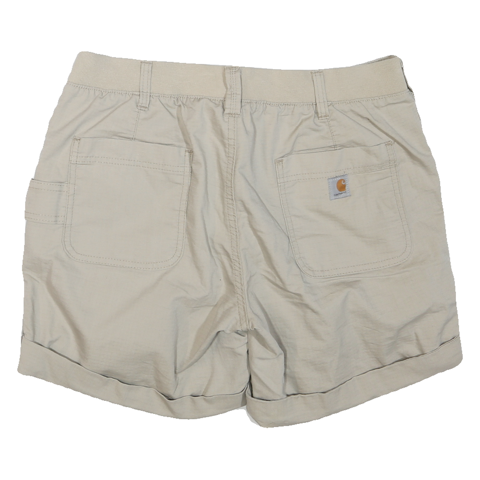 CARHARTT Womens Shorts Beige Casual M W34 Cotton Blend Comfort Lightweight