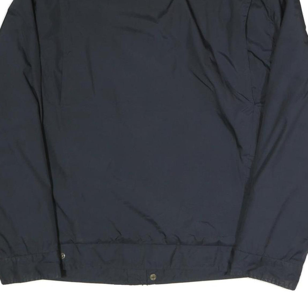 NAUTICA Mens Navy Blue Jacket M Polyester Blend Zip Plain Classic Casual