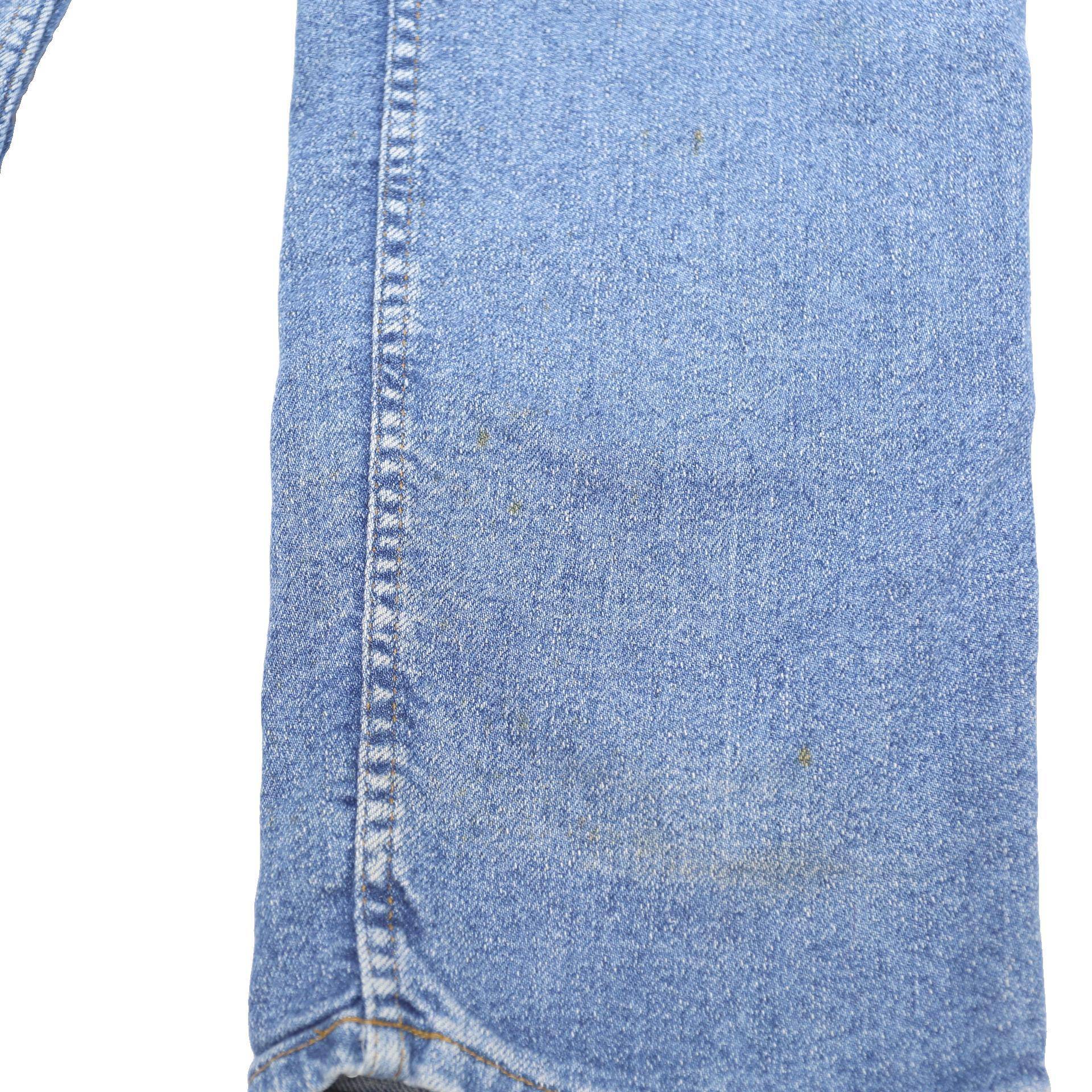 LEVI'S Silver Medal Mens Jeans Blue Regular Straight Denim Light W33 L34 Zip
