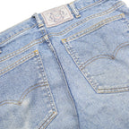 LEVI'S Silver Medal Mens Jeans Blue Regular Straight Denim Light W33 L34 Zip