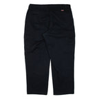 DICKIES Cargo Workwear Mens Trousers Black Relaxed Straight W38 L28