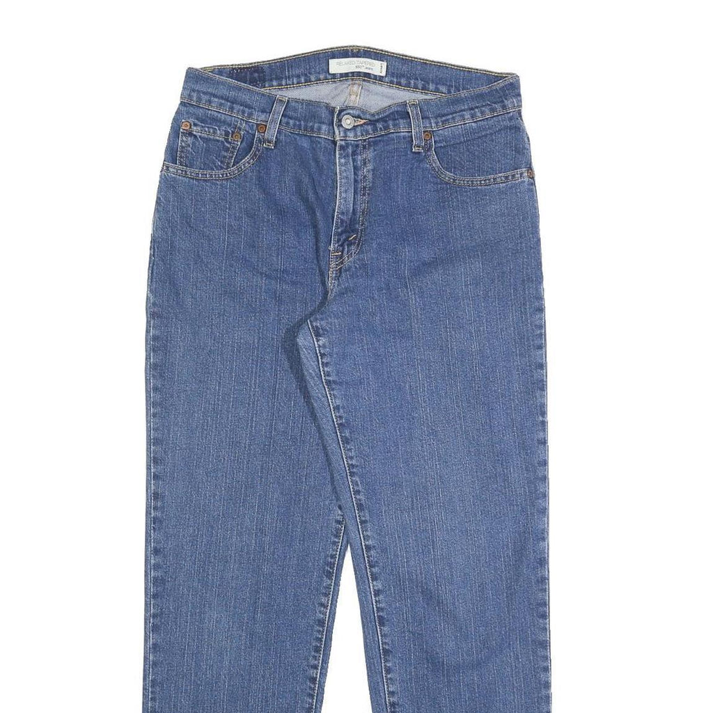 LEVI'S 550 Tapered Womens Jeans Blue Relaxed Tapered Denim Medium W30 L30