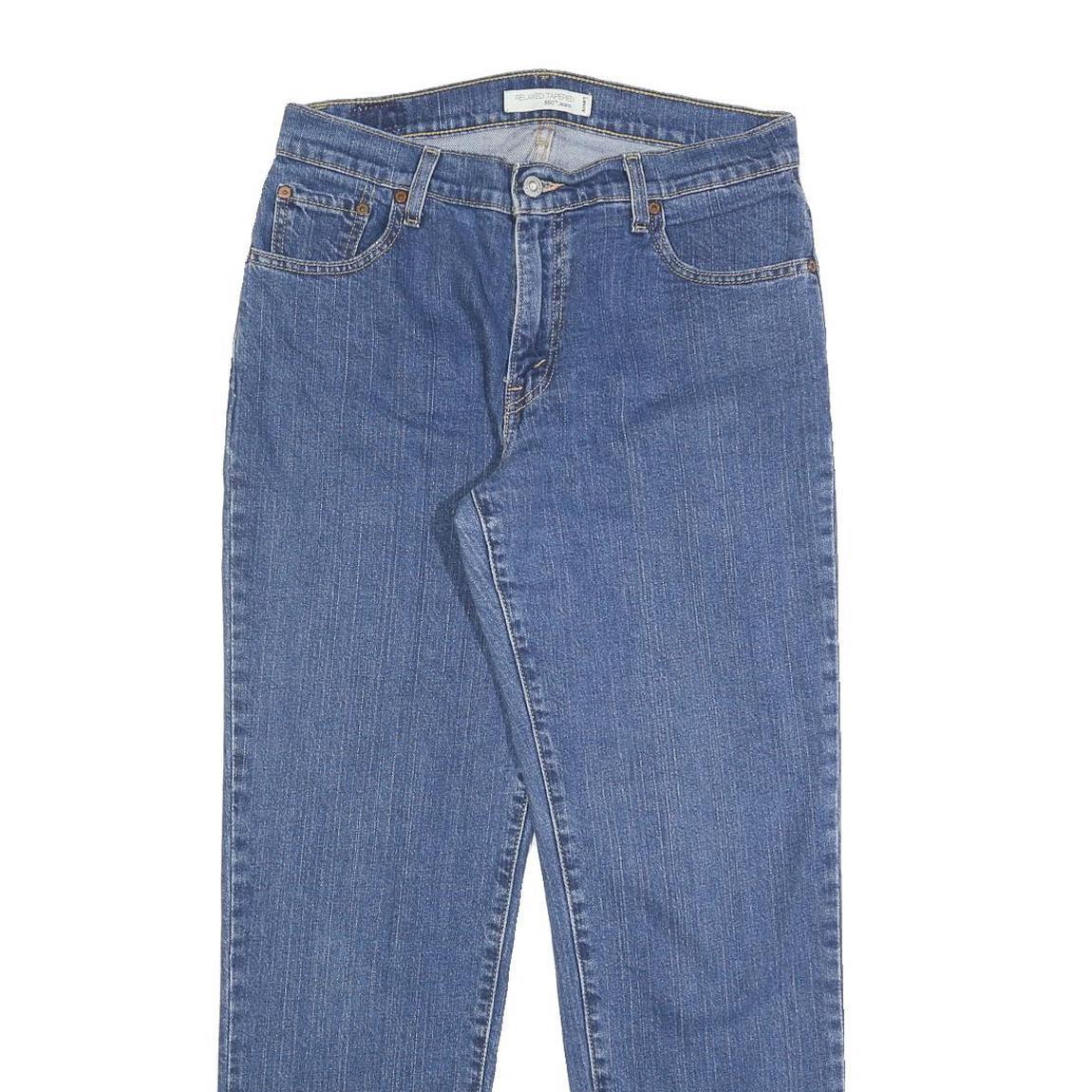 LEVI'S 550 Tapered Womens Jeans Blue Relaxed Tapered Denim Medium W30 L30