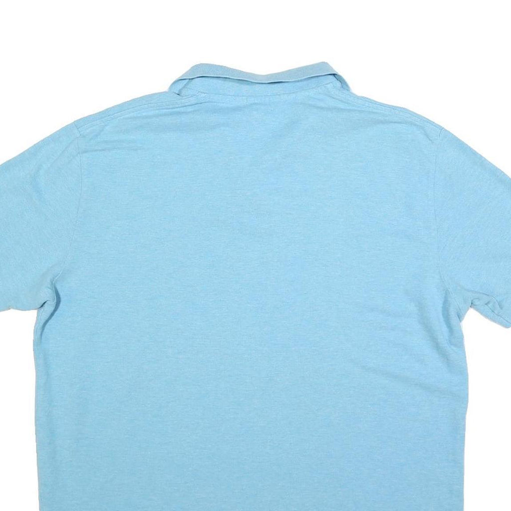 POLO RALPH LAUREN Mens Light Blue Short Sleeve Plain XL Classic Fit Cotton Blend
