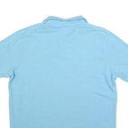 POLO RALPH LAUREN Mens Light Blue Short Sleeve Plain XL Classic Fit Cotton Blend