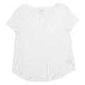 HOLLISTER Mens T-Shirt White V-Neck S