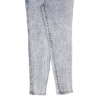 NIX Womens Jeans Blue Slim Skinny Denim Light W26 L29 Acid Wash Zip