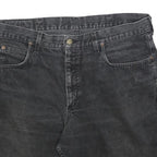 LEE Mens Black Denim Shorts XL W38 Classic Fit Cotton Blend Casual Summer