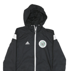 ADIDAS Mens Black & White Westfield Cross Country Track Jacket XS Polyester