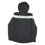 ADIDAS Mens Black & White Westfield Cross Country Track Jacket XS Polyester