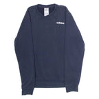 ADIDAS Mens Sweatshirt Blue Crew Neck S