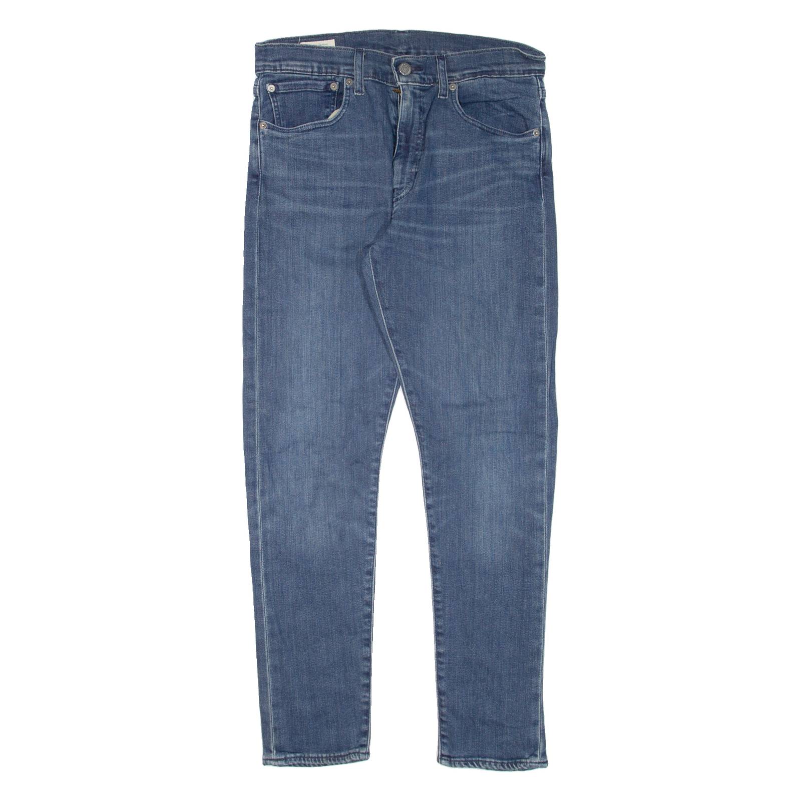 LEVI'S 512 BIG E Jeans Mens Blue Slim Tapered W32 L30