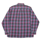 TRAMPS Mens Shirt Black Check Long Sleeve XL