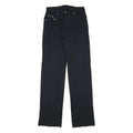 HUGO BOSS Womens Polyester Blend Black Regular Fit Straight Trousers W26 L33