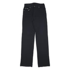 HUGO BOSS Womens Polyester Blend Black Regular Fit Straight Trousers W26 L33