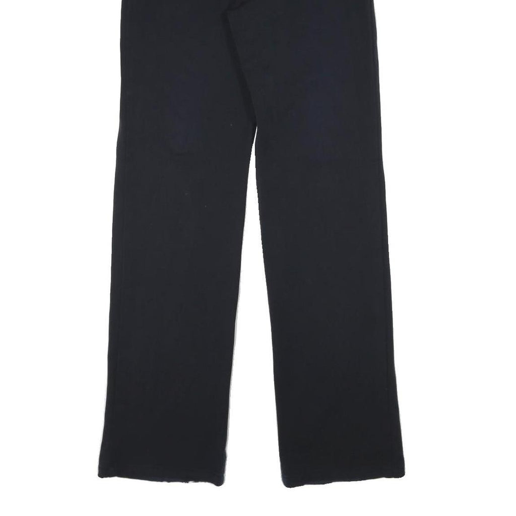 HUGO BOSS Womens Polyester Blend Black Regular Fit Straight Trousers W26 L33