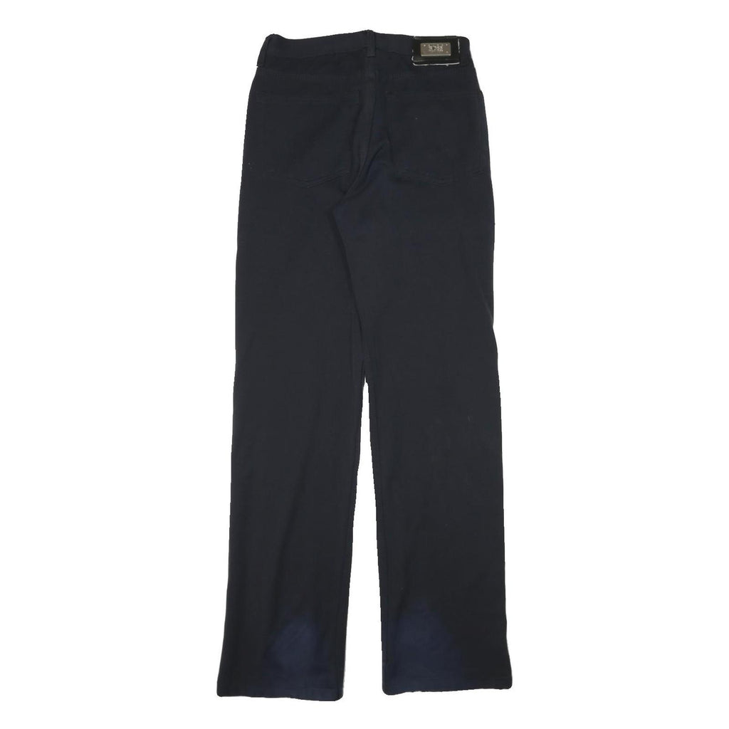 HUGO BOSS Womens Polyester Blend Black Regular Fit Straight Trousers W26 L33