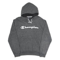 CHAMPION Mens Grey Hoodie M Cotton Blend Pullover Drawstring Hooded Sweatshirt