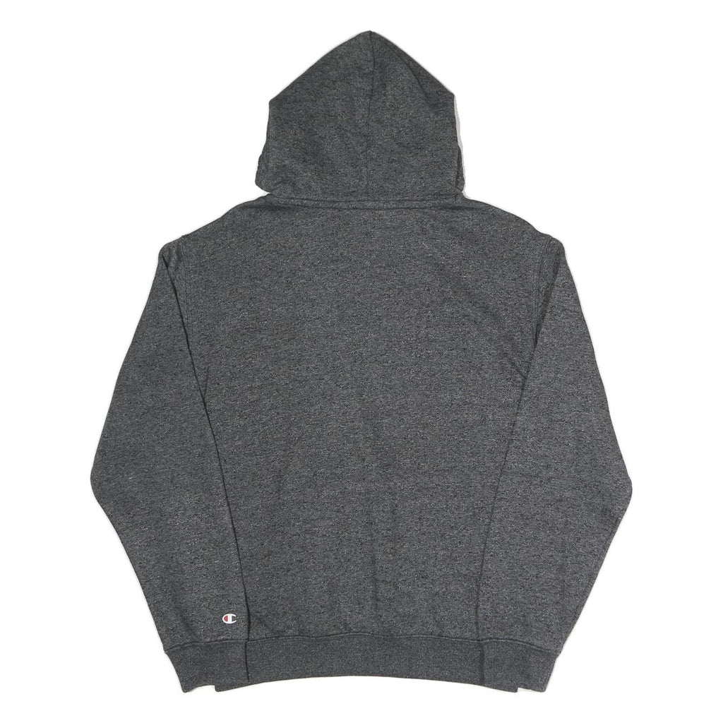 CHAMPION Mens Grey Hoodie M Cotton Blend Pullover Drawstring Hooded Sweatshirt