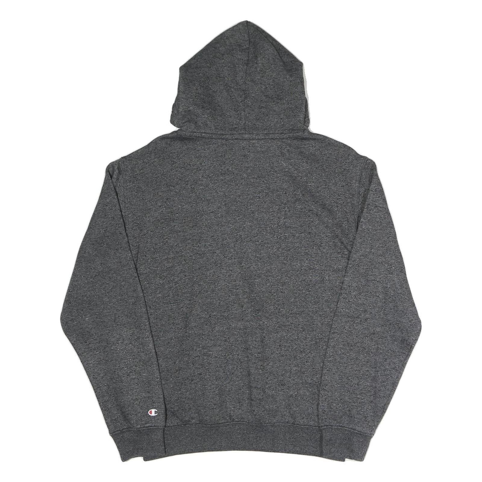 CHAMPION Mens Grey Hoodie M Cotton Blend Pullover Drawstring Hooded Sweatshirt