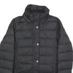 TOMMY HILFIGER Womens Black Quilted Jacket XS Polyester Zip Puffer Coat Winter