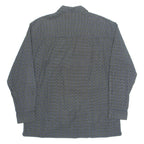 CHAPS Mens Shirt Blue Check Long Sleeve 2XL