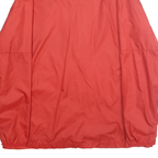 NIKE Mens Red Jacket L Polyester Plain Zip Sports Casual Lightweight