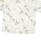 TOMMY BAHAMA Mens Beige & Green Casual Shirt XL Cotton Blend Lightweight