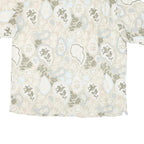 TOMMY BAHAMA Mens Beige & Green Casual Shirt XL Cotton Blend Lightweight