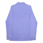 GOLF Mens Lilac Long Sleeve Polo Shirt Slim Line M Embroidered Logo